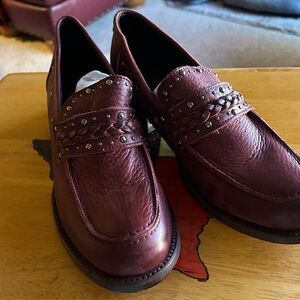 Men's Burgundy Loafers